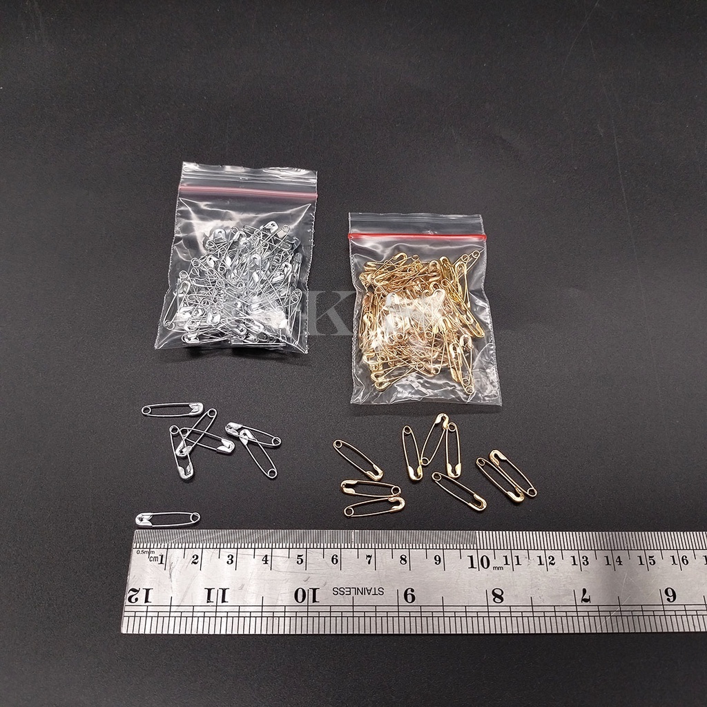 Peniti kecil butterfly / peniti mini merk (butterfly) ada 2 warna