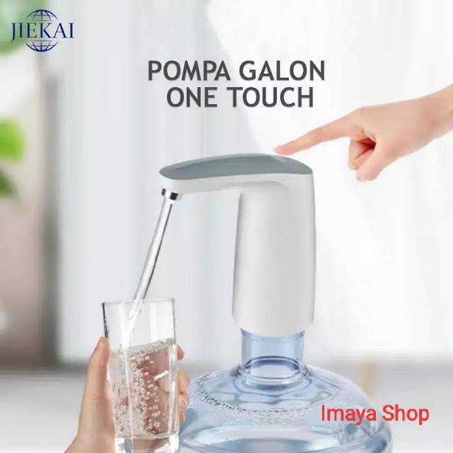 JIEKAY Pompa Air Galon Otomatis / Pompa Galon Elektrik / Waterpump mini elektrik