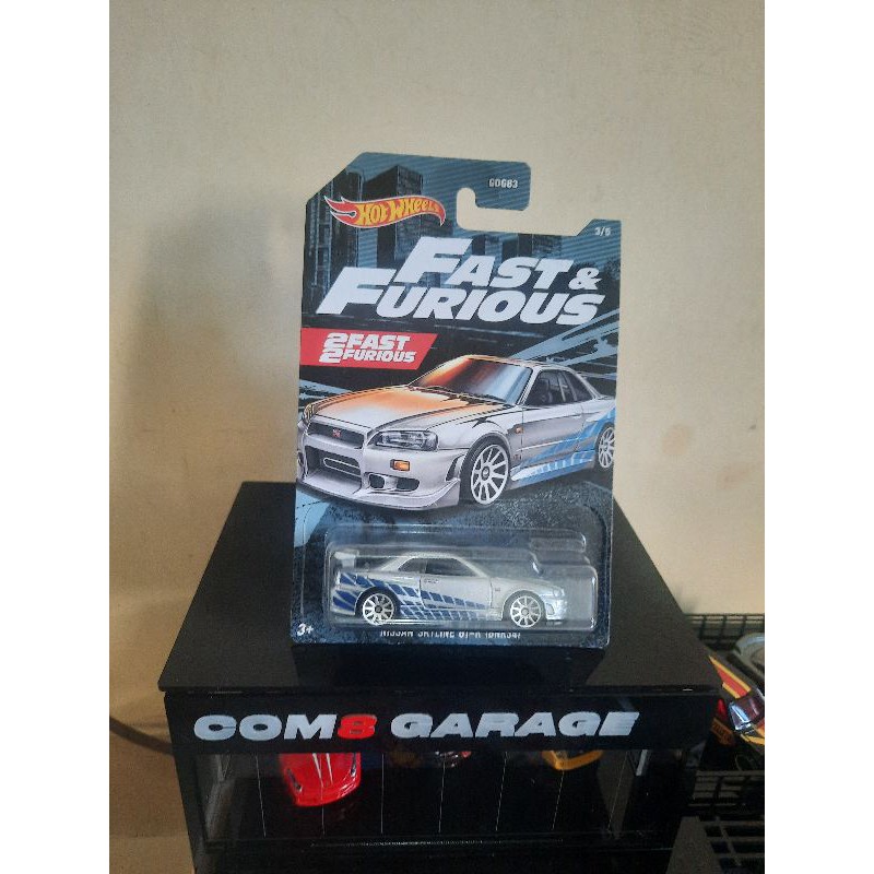 hot wheels nissan skyline r34 fast & furious