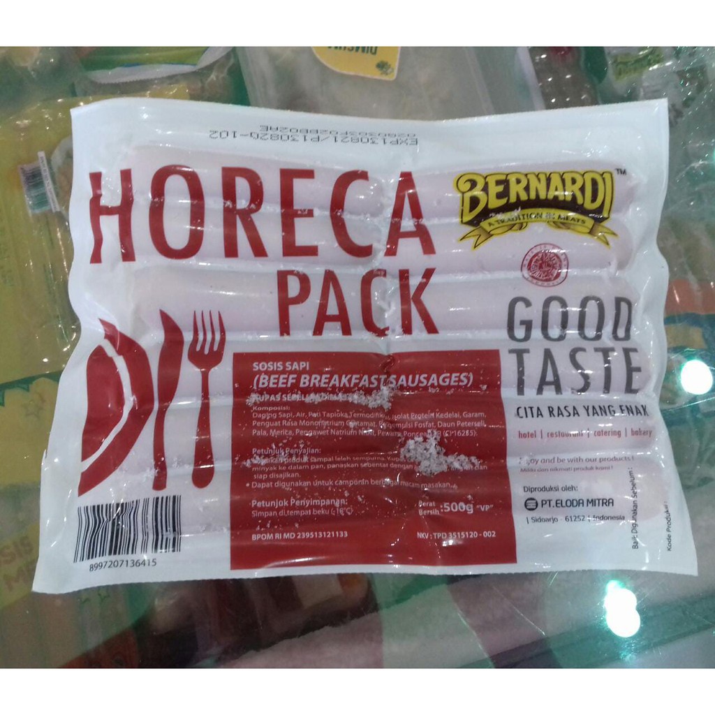 

bernadi sosis sapi 500gr/ sosis coctail / sosis sapi