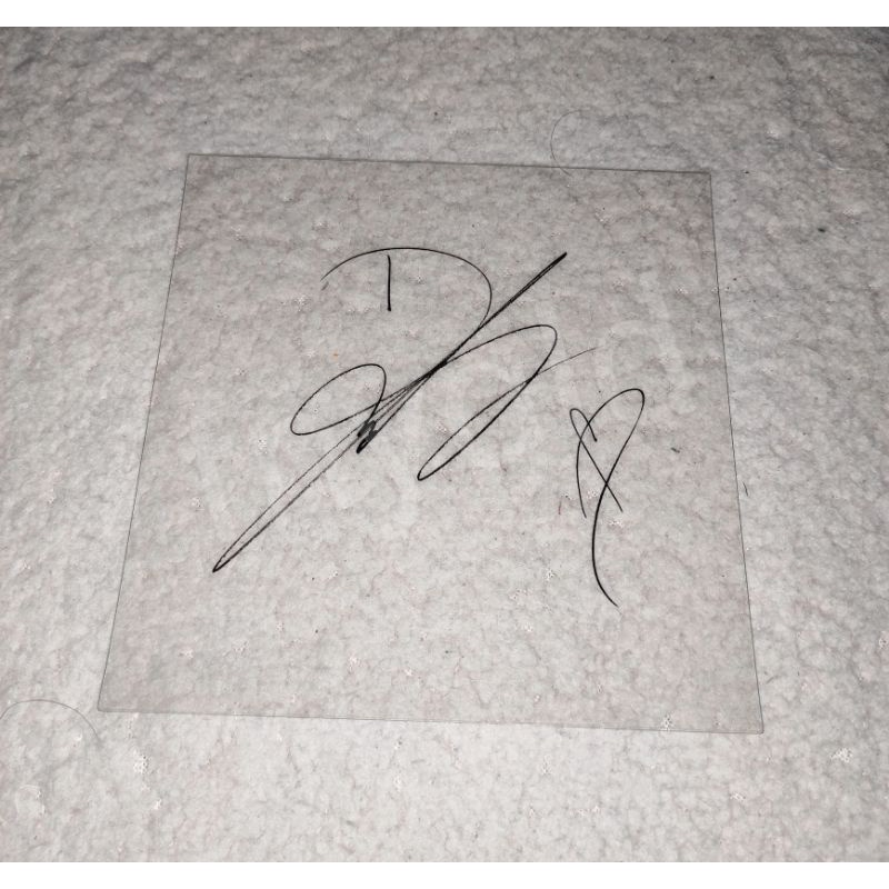 Official POB doyoung clear signed autograph transparent weverse digipack TSS chapter one treasure se