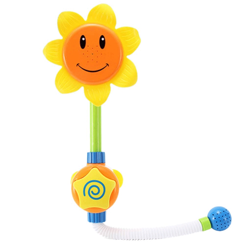 Baby Kids Bath Sunflower Spray Hand-eye Water Shower Tub Faucet Bathroom Toys