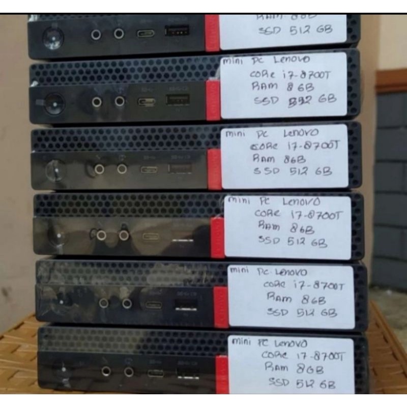 Mini PC Lenovo M720Q i7 8700 Ram 8GB SSD 512GB, Mulus dan Bergaransi