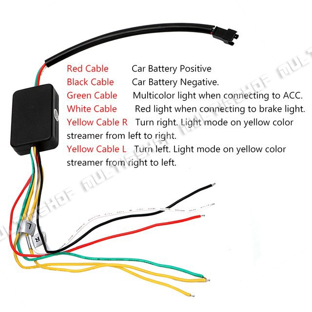 Lampu LED Bagasi RGB 12V 120cm/1.2meter