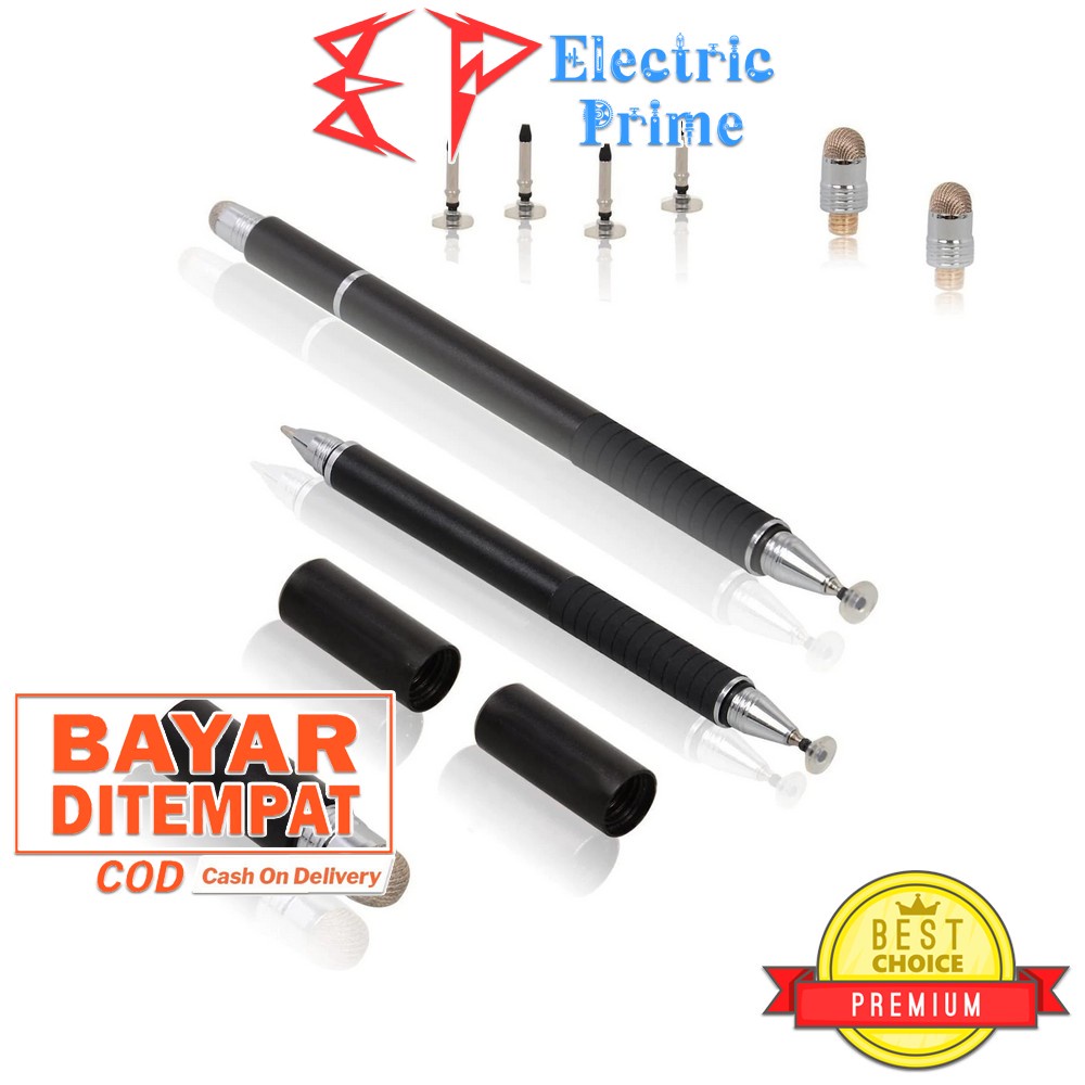 Stylus Pen Nib 3 in 1 Tripledi Touch Drawing Tablet Tip iPad Android IOS Iphone Menggambar