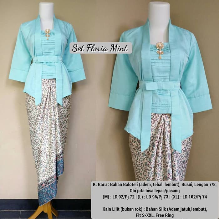 Kebaya Modern Setelan Kutubaru Fanta Dan Warna Lain