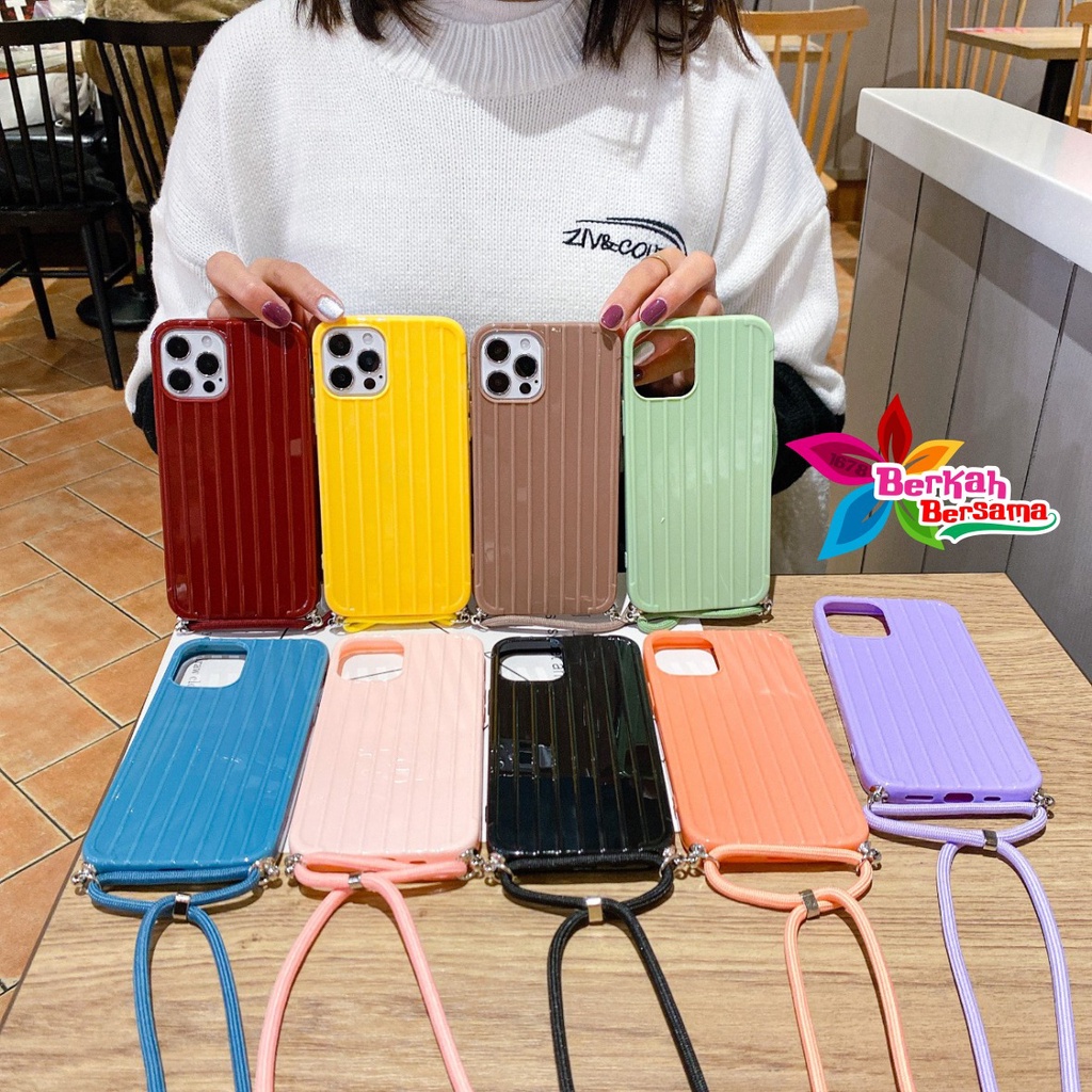 SOFTCASE KOPER SLINGCASE LANYARD IPHONE X XR XS MAX 11 PRO 5,8 6,1 BB4903