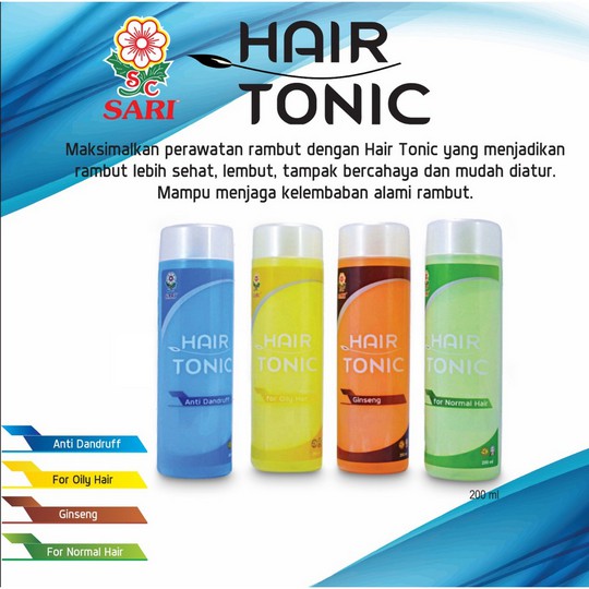 ⭐BAGUS⭐ SARI HAIR TONIC 200ML | Tonic Rambut Ginseng / Anti Ketombe