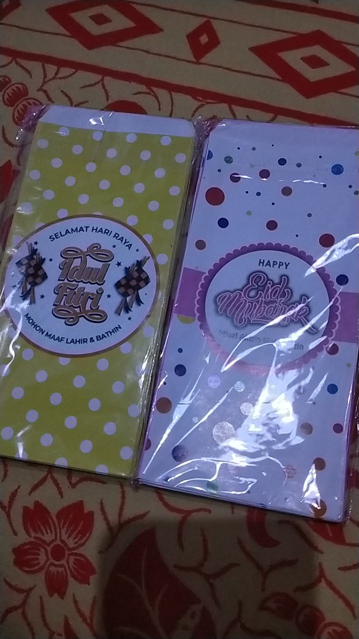 Amplop Folkadot Lebaran 2021 Terbaru