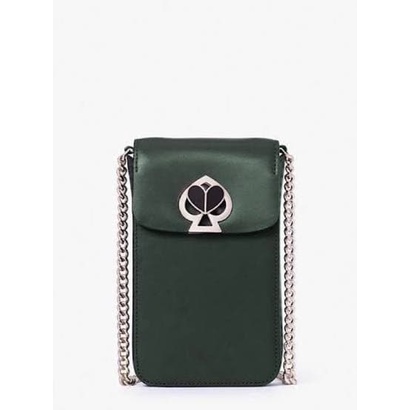 Tas Kate Spade Nicola Twistlock NS Flap Crossbody  Evergreen