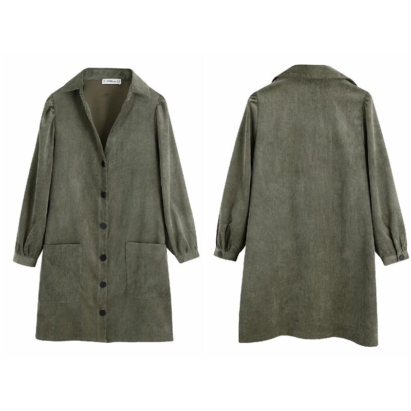 [baju wanita korea]  Mini Dress Lengan Panjang Wanita Korea Import