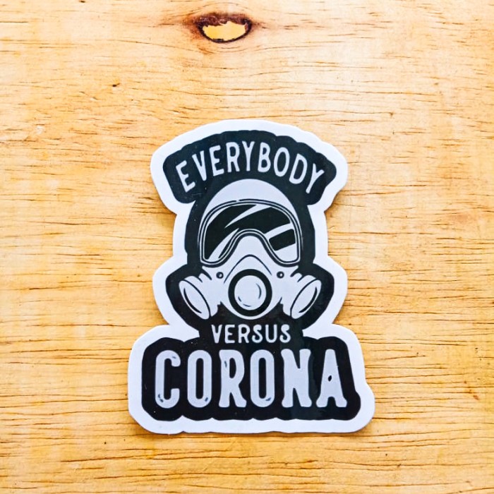 

Murah CETAK STICKER SATUAN / STICKER COVID-19 / CUSTOM STICKER MURAH MERIAH - 7X5 Keren