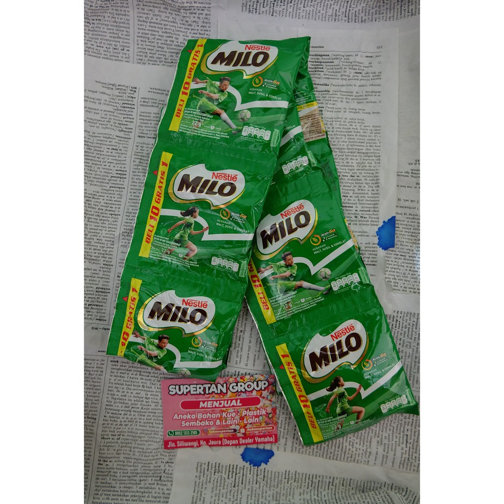 

MILO BELI 10 GRATIS 1 /22 GRAM @10 PCS