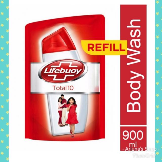 LIFEBUOY Body Wash Refill Mild Care/Total 10/Lemon Fresh 825ml