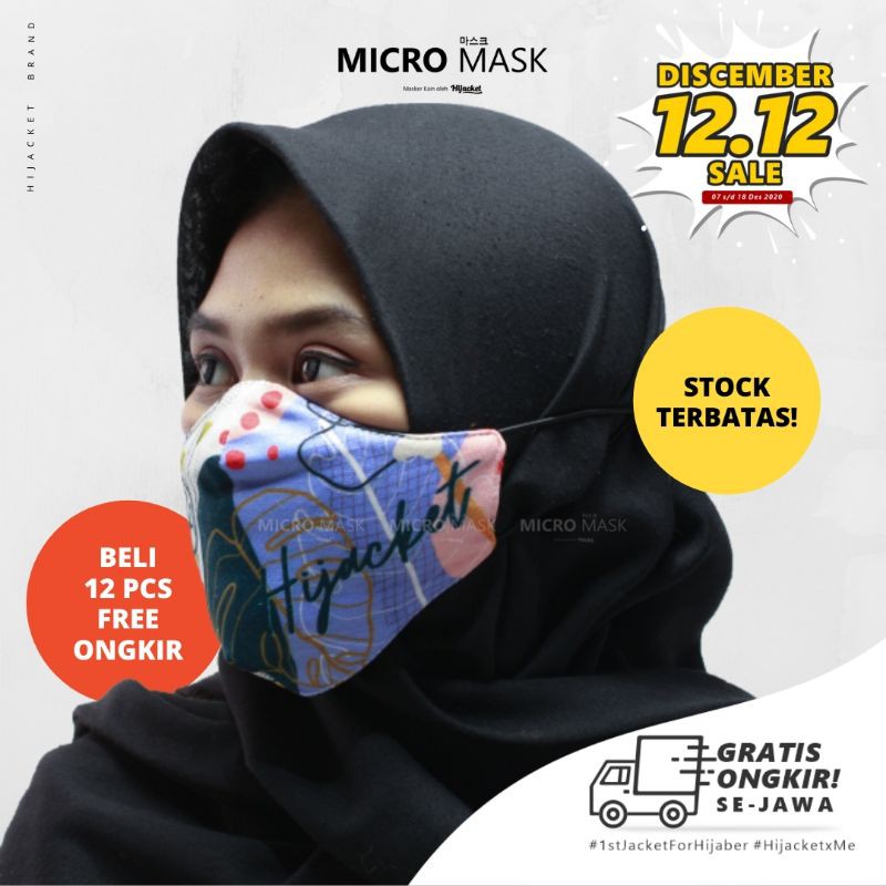 Micro Mask Spectrum Masker by Hijacket Masker Kain kekinian
