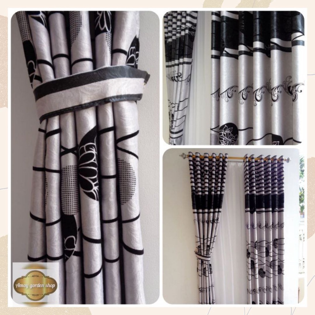 GORDEN IMPORT BLACKOUT MOTIF EMBOS HIGH QUALITY GRADE A NEW ARRIVAL - UNGU, PONI 12 GELOMBANG