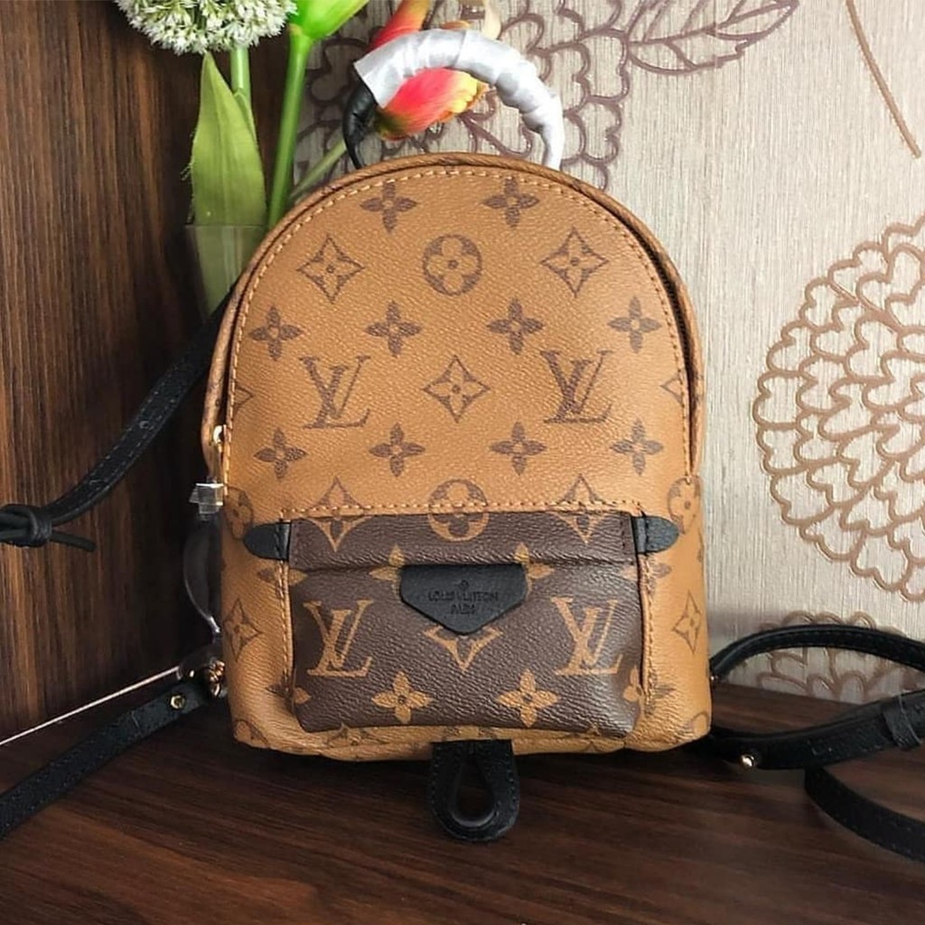 L Vuitton Palm Springs Backpack 7051 ☆Free Sarung +BubbleWrap☆