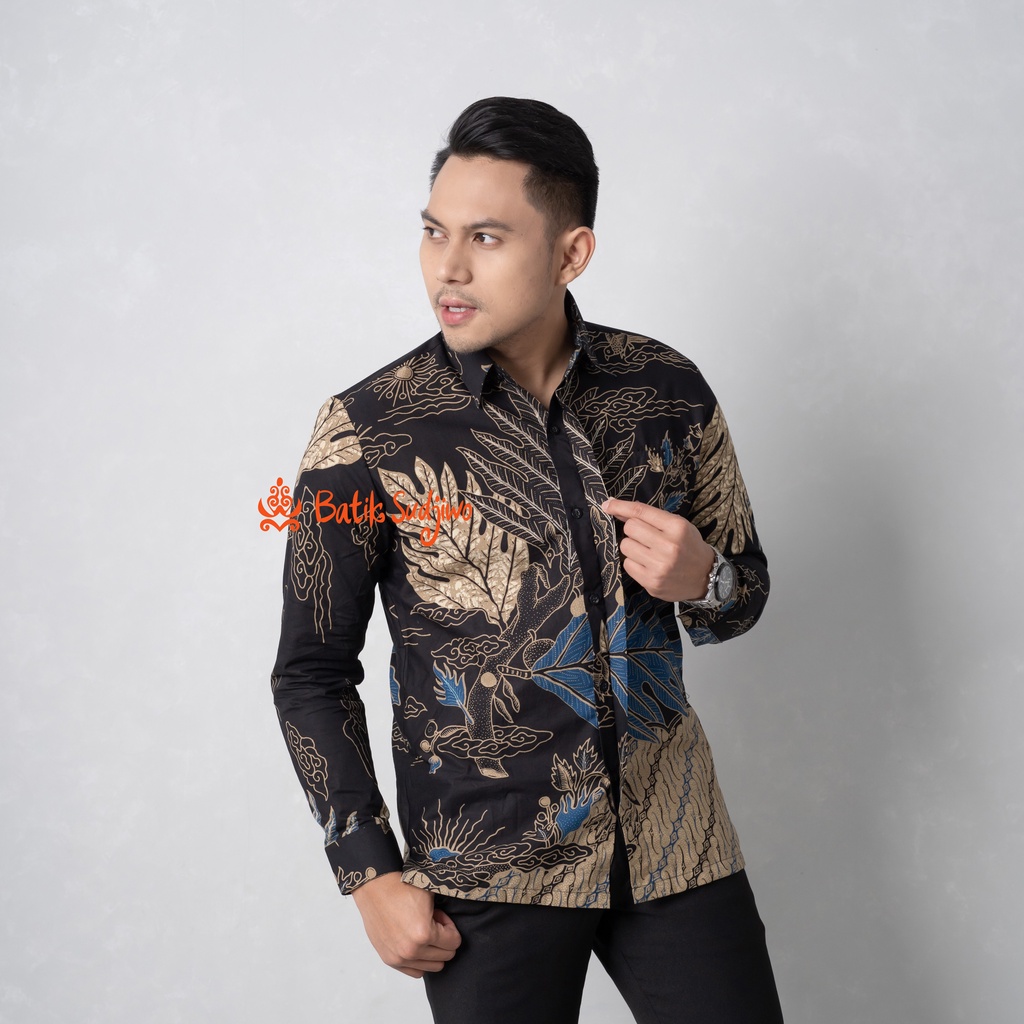 Atasan Kemeja Batik Pria Regular 1041