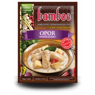 

Bumbu Instan Bamboe Opor, Tanpa Extract, Essence & Pewarna Buatan