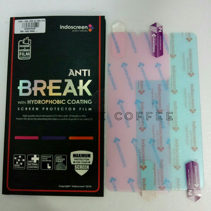 Anti gores anti break samsung S20/PLUS/ULTRA S10/S10plus/S10e indoscreen