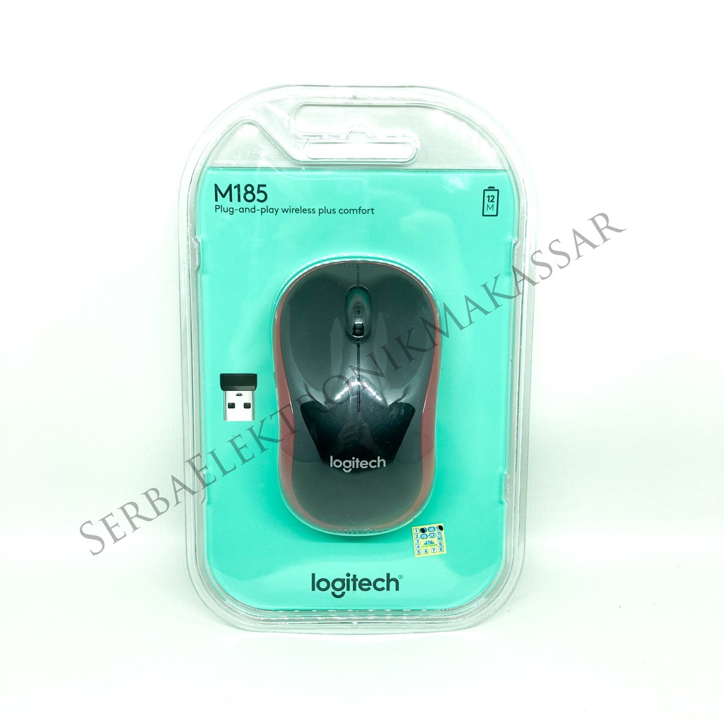 Mouse Wireless Logitech M185 M187