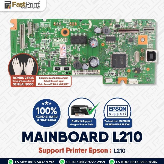 +%+%+%] Motherboard Mainboard Printer Original Epson L210