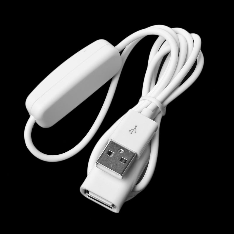 Cre Kabel Data Extension USB 2.0 Male Ke Female Dengan Saklar ON / OFF Untuk PC / Laptop