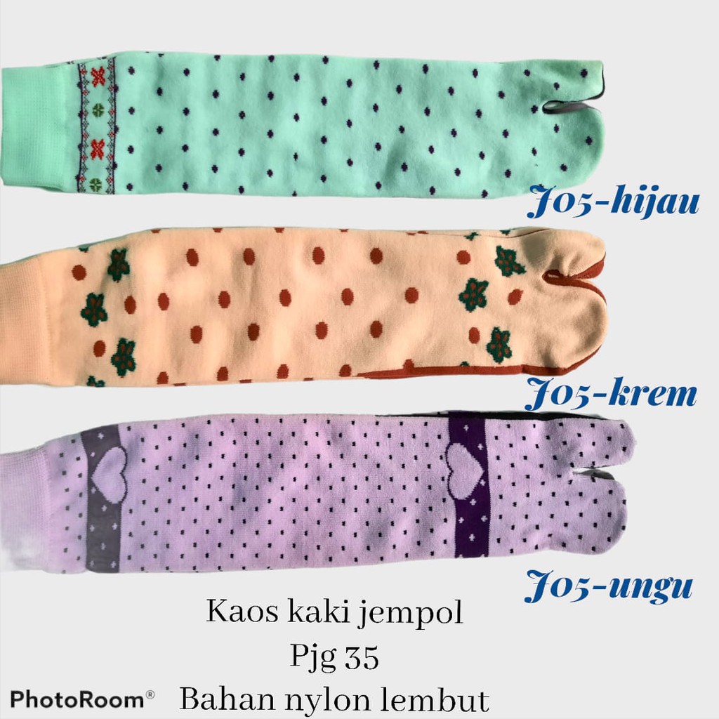 kaos kaki muslimah | kaos kaki jempol dewasa