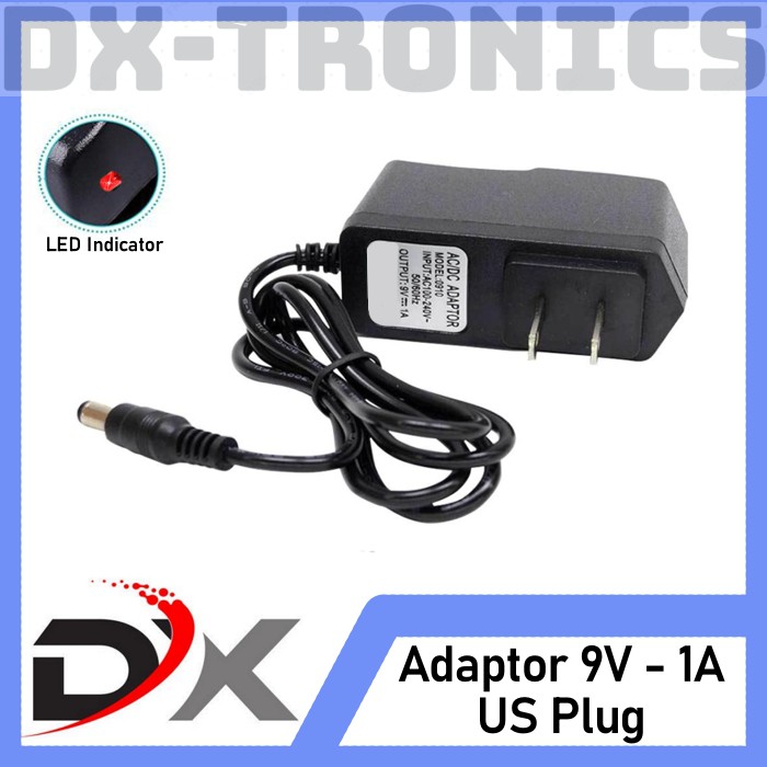 Adaptor DC 9V 1A Arduino