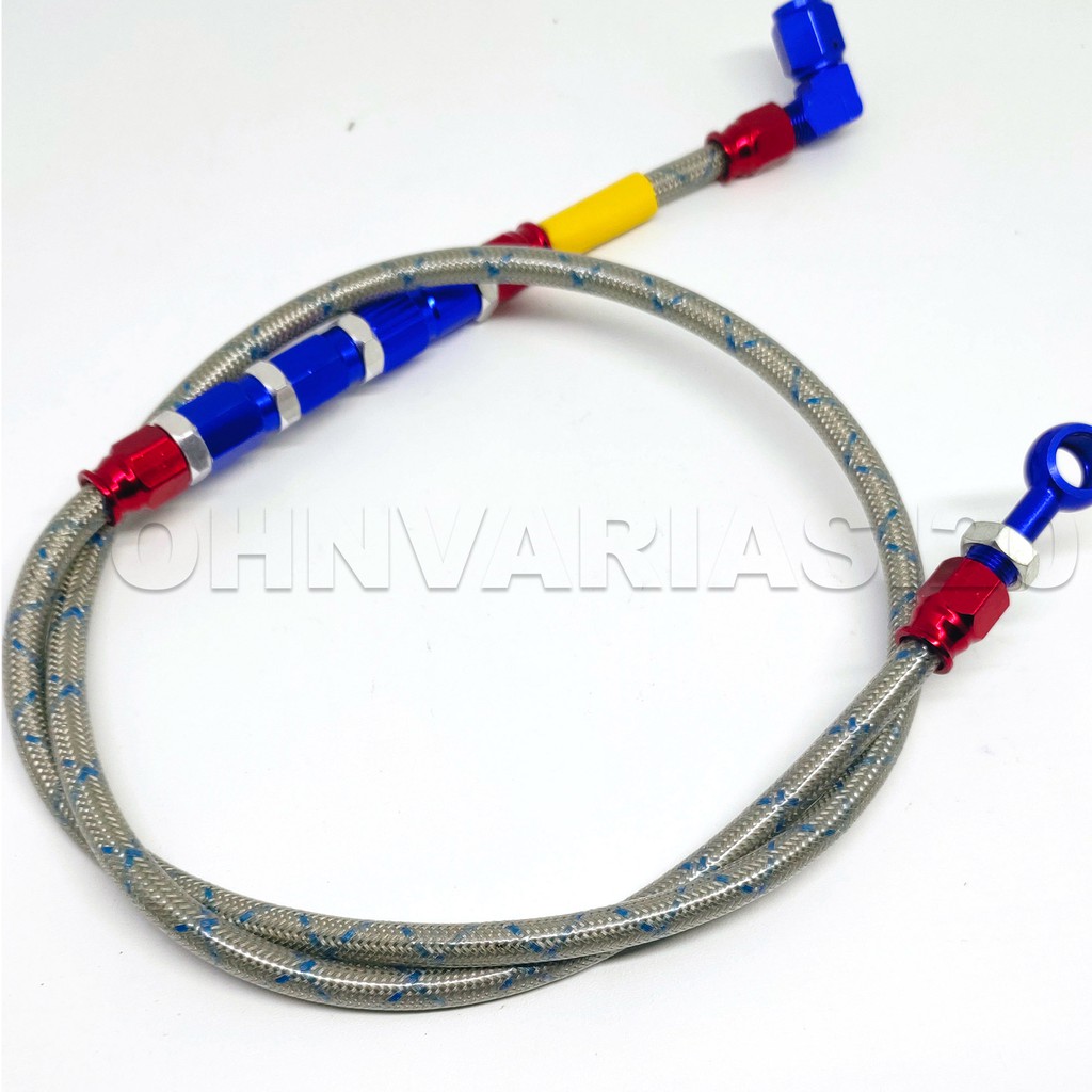 SELANG REM DEPAN /SLANG REM DEPAN/KABEL REM DEPAN CARBON KARBON SERAT PSI UNIVERSAL PANJANG 95CM