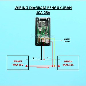 4 Bit Dual Voltmeter Ammeter 200V Digital Volt Amp Meter 10A 4 Digit