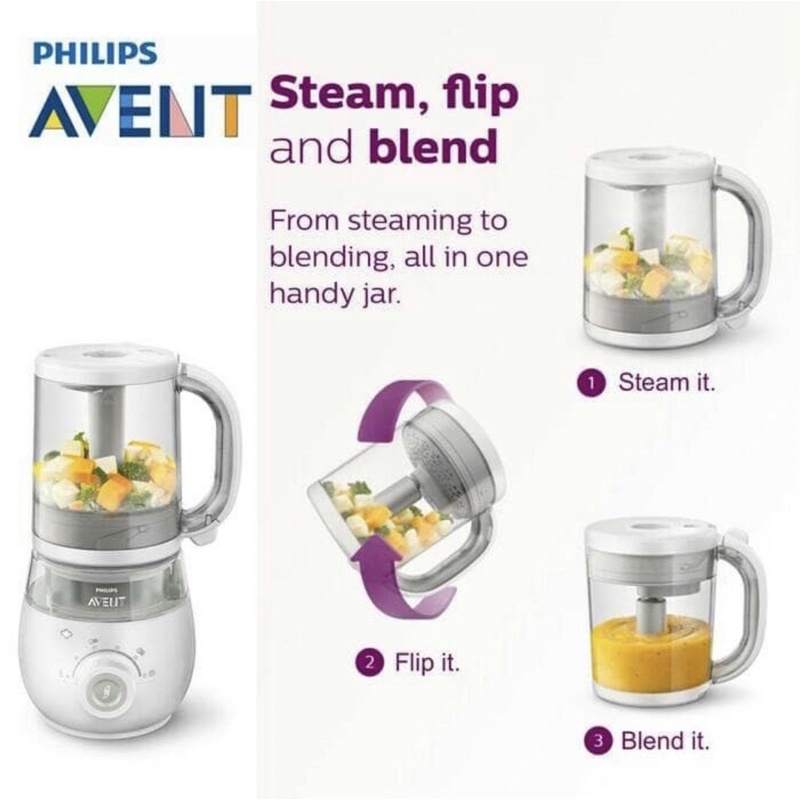 philips avent blender steamer 4in1