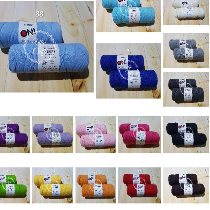 Paling Disukai.. Benang Rajut Tali Kaos T-shirt Yarn Tyarn Onitsuga