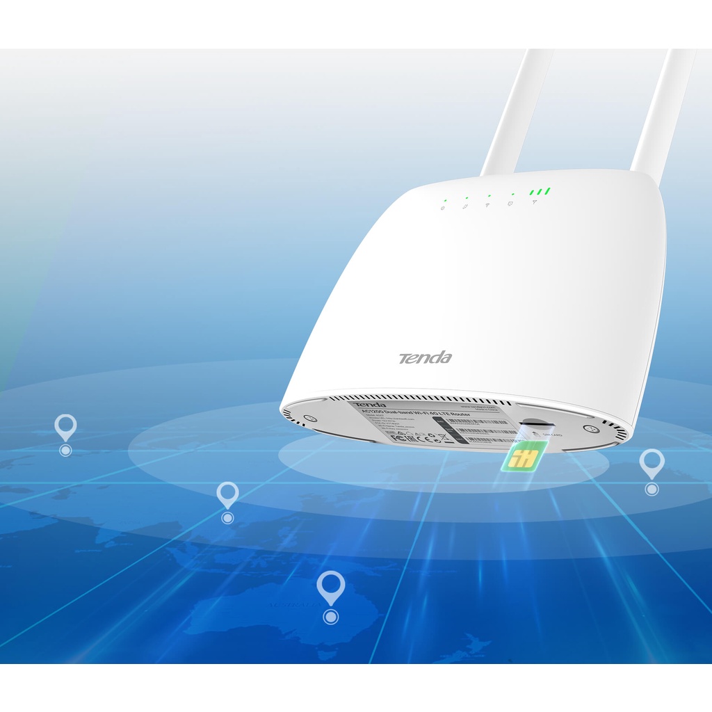 Tenda 4G07 AC1200 Dual-band Wi-Fi 4G 3G LTE Router