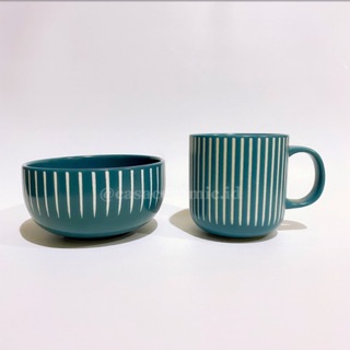  Mangkok  Keramik  Mug Keramik  Dark Tosca Set Shopee  Indonesia
