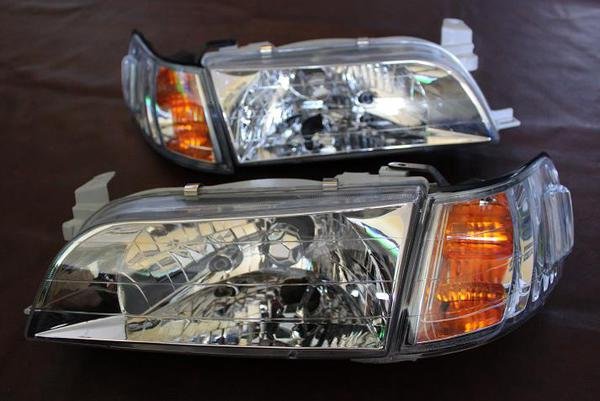 HEADLAMP GREAT COROLLA AE101 92-95 KRISTAL CHROME