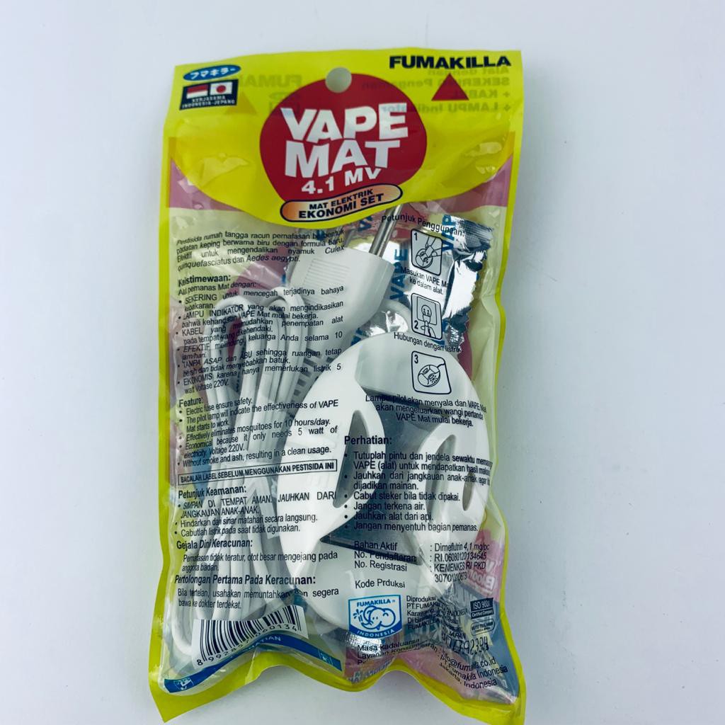 Jual Fumakilla / Vape mat / 4.1 MV / Mat elektrik ekonomi set