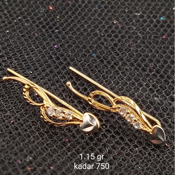 Anting Emas 17 K - 1.15 gr Kadar 750 - ABS100000010