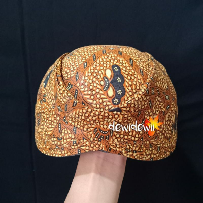 Blangkon SOLO Polos, Motif Batik (BANYAK PILIHAN MOTIF)