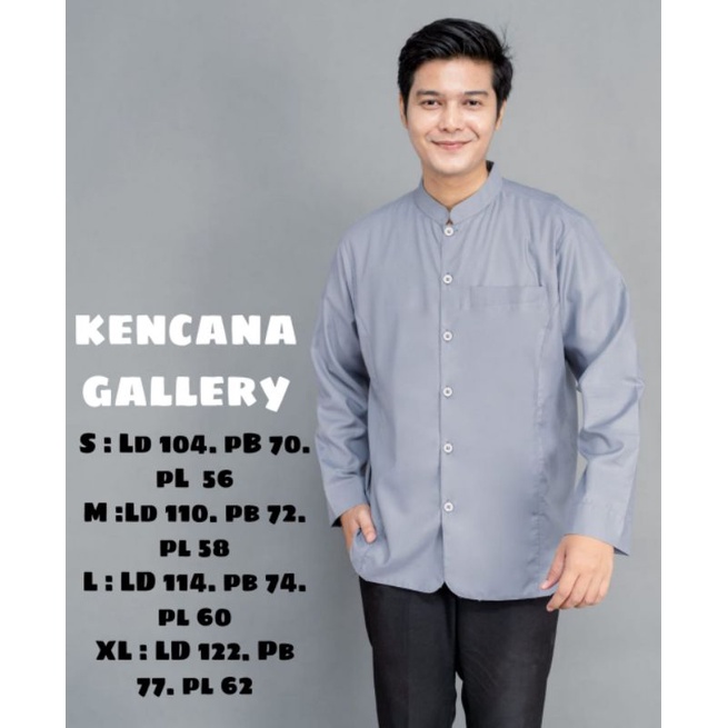 Baju Koko Terompah. Koko Semi Jas Lengan Panjang. Koko Pria Dewasa