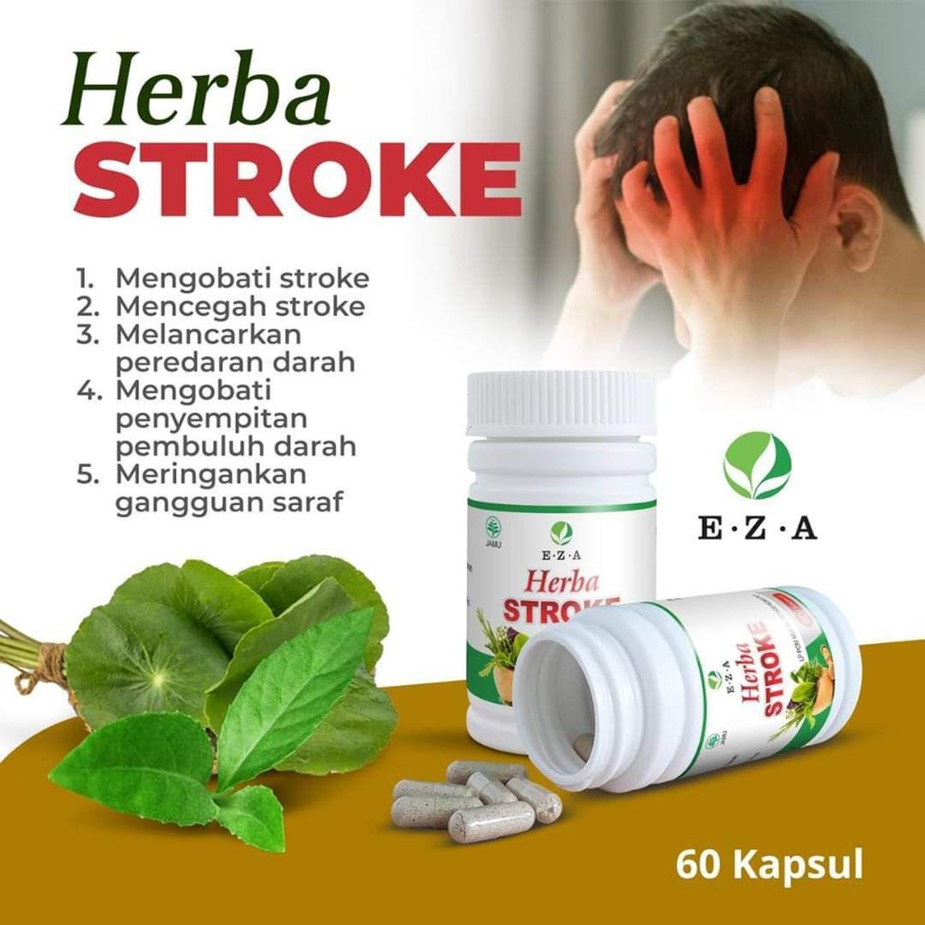 Herba Stroke EZA Obat Herbal Melancarkan Peredaran Darah Mengatasi Stroke