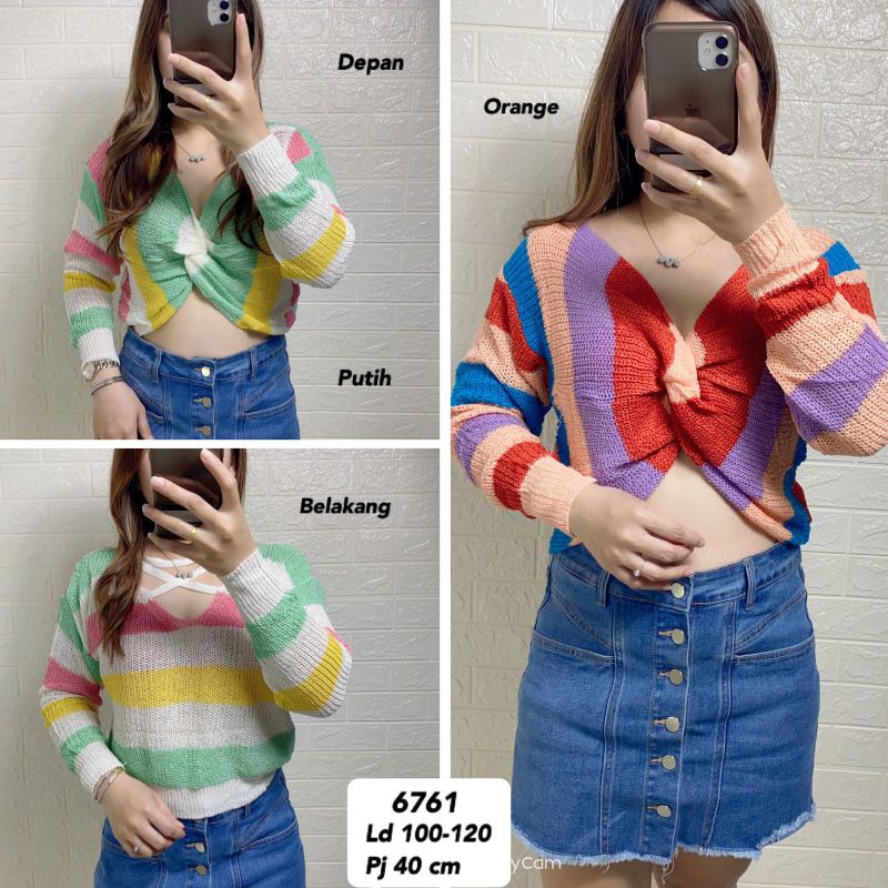 Atasan rajut import 6761