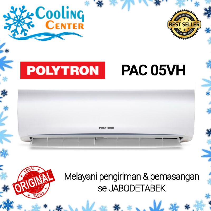 AC POLYTRON 1/2 PK PAC 5 VH AC POLYTRON 0,5 PK + PASANG INSTALASI