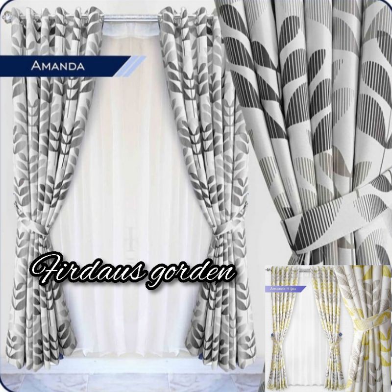 Gorden Blackout Amanda Hitam Abu