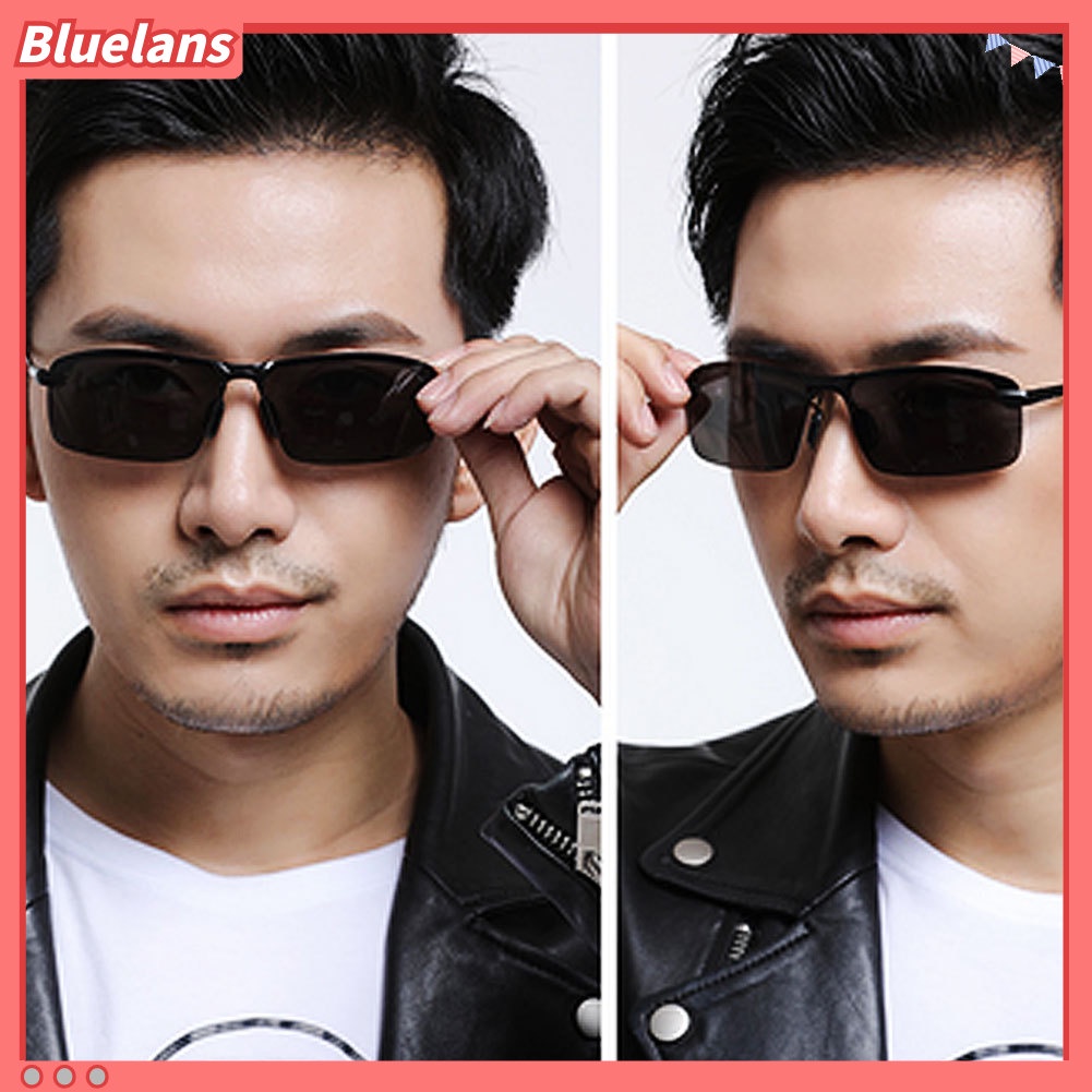 Bluelans Photochromic Polarized Lenses Outdoor Travel Fishing Anti-UV Men Sunglasses