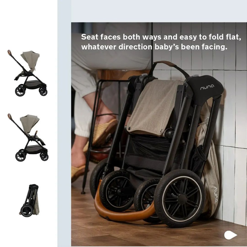 Nuna Triv NEXT - Stroller Enteng Lipat Anak Bayi Newborn Kereta Dorong Travel Dudukan Tidur Anak Baby GARANSI RESMI NUNA