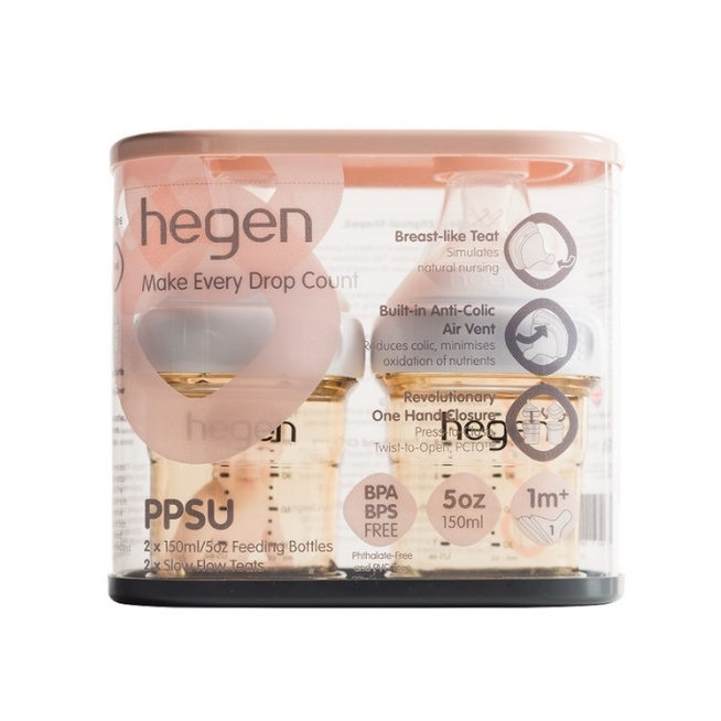 Hegen Feeding Bottle PPSU All Variant Botol Susu Hegen 60ML 150ML 240ML 330ML Single / Twin Pack CBKS