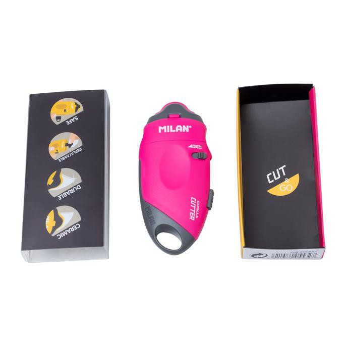 

✨BISA COD✨ Milan Cutter Capsule Ceramic Blade (1 Pcs) #60051 - Pink
