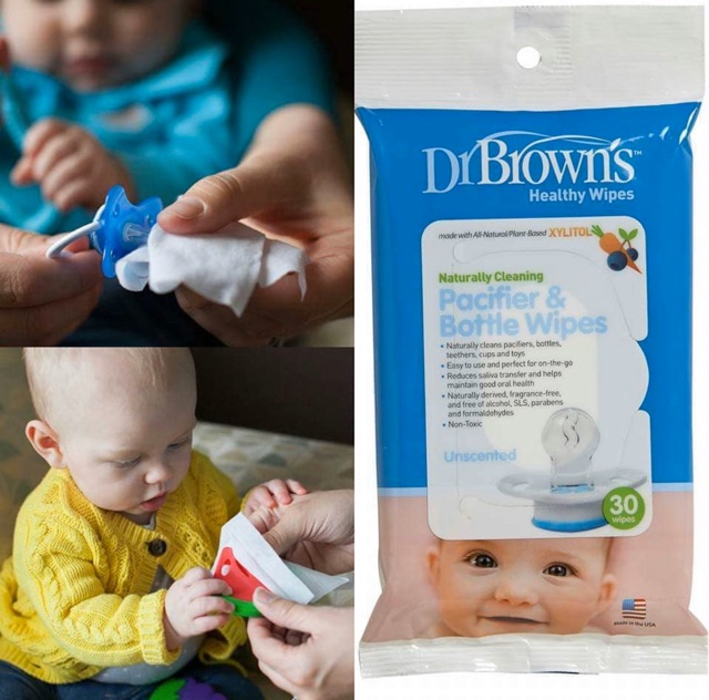 Dr.Brown's Pacifier &amp; Bottle Wipes - Tisu basah