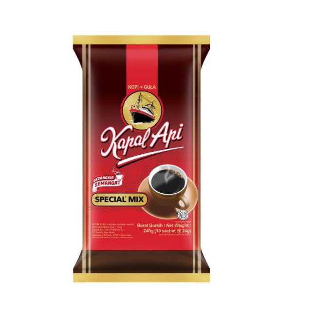 

Kapal Api Kopi Bubuk Special Mix 10X24g